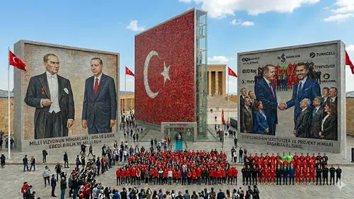 Milli Takım için dev dijital bayrak girişimi