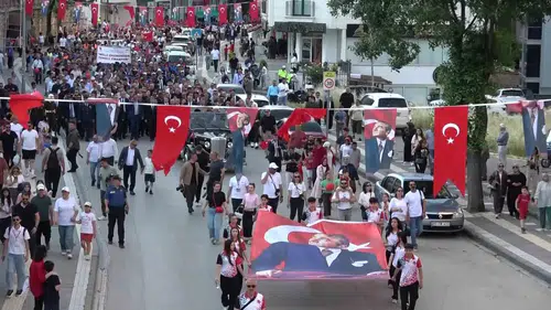 Amasya semalarında tarihi kutlama