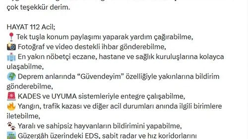 Acil durumlar için telefonunuza yüklemeniz gereken o uygulama