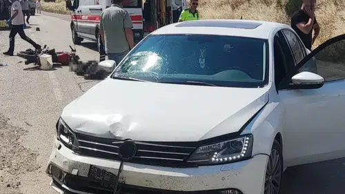 Amasya'da motosiklet kazası 65 yaşındaki sürücü hayatını kaybetti