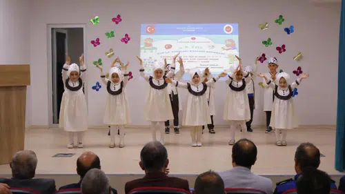 Bayburt Aydıntepe minikleri için yıl sonu heyecanı