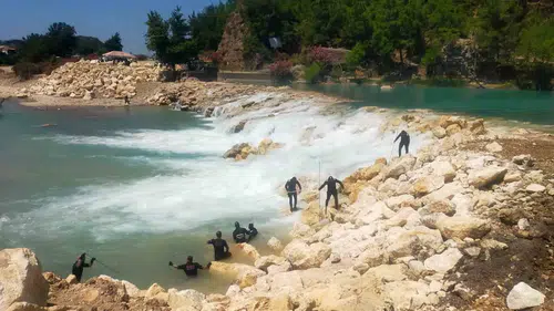 Manavgat'ta Alara Çayı'nda kaybolan gencin izine 13 gündür ulaşılamadı