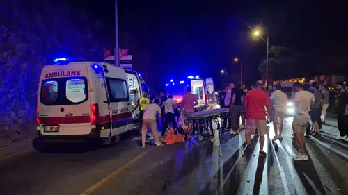 Bodrum’da gece vakti kaza Bir can kaybı bir ağır yaralı