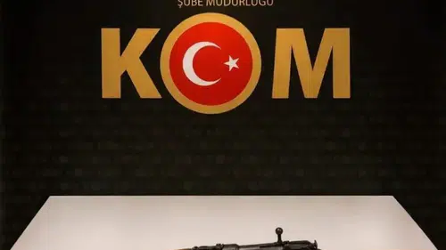 Bayburt polisinden kaçak silahlara yönelik operasyon