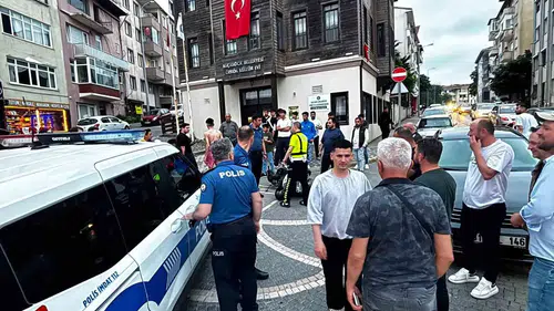 Düzce’de polisten kaçan motosikletli ortalığı birbirine kattı