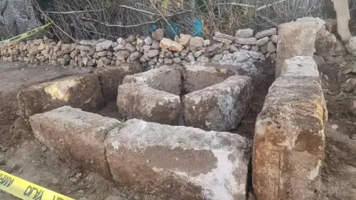 Midyat'taki park düzenlemesinden kadim yazıtlar çıktı