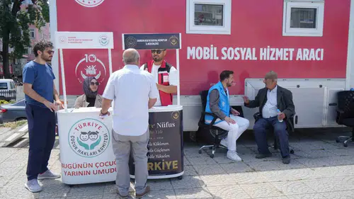 Samsun’da sosyal hizmetler artık vatandaşın ayağına gidiyor