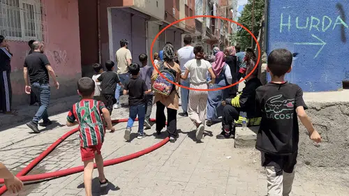 Diyarbakır'da yangın sonrası komşuluk kavgası çıktı