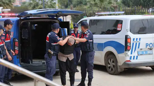 Kozan'daki çifte cinayetin zanlısı adliyeye getirildi