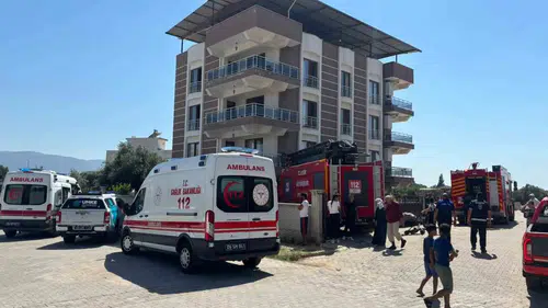 Aydın Köşk’te çatı katı yangını paniğe yol açtı