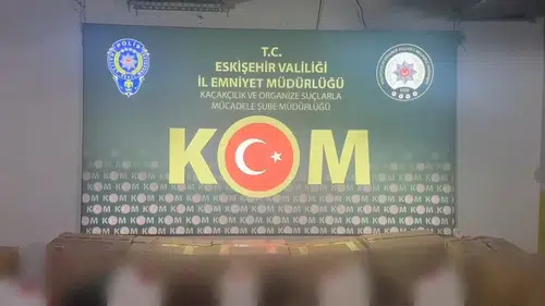 Eskişehir’de büyük sahte alkol operasyonu