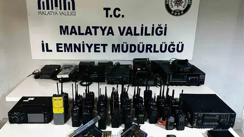 Malatya'da polis telsizlerini dinleyen şebeke çökertildi