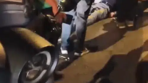 Şişli'de taksi şoförüne dehşet anları