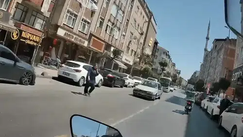 Esenler'de dikkatsizlik bir kadını hastanelik etti
