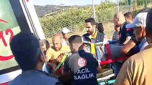 İnegöl'de traktör kazası Sürücü aracın altında kaldı