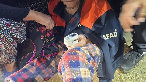 Alanya'da kaybolan 83 yaşındaki Kamile teyze dron yardımıyla bulundu