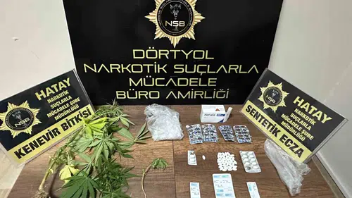 Dörtyol narkotik ekipleri zehir tacirlerine geçit vermedi