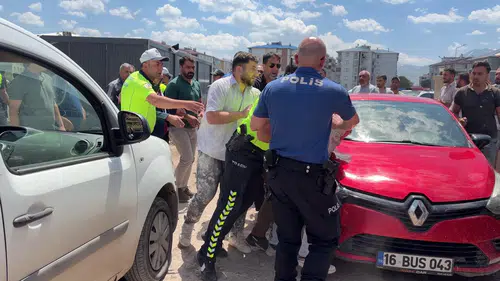 Erzurum'da inşaat haczi gerginliği İşçiler direndi, polis müdahale etti