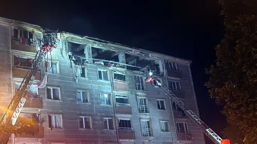 Çorlu'da apartman dairesinde patlama 2 kişi hayatını kaybetti