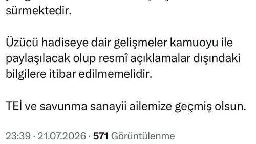 Eskişehir TEI tesislerinde büyük yangın