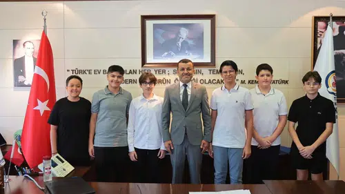 Denizli'nin LGS gururu başkanın konuğu oldu