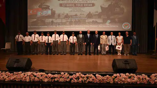 Kıbrıs Barış Harekatı’nın izleri Isparta’da belgesel oldu