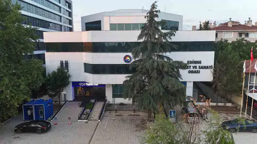Edirne Ticaret Odası binasında can güvenliği tehlikesi iddiası