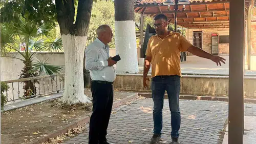Sultanhisar Belediye Başkanı sahadaki eksikleri yerinde denetledi