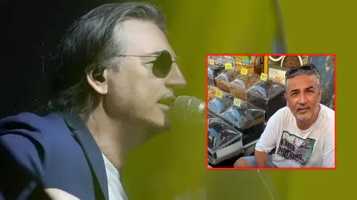 Şarkıcı Çelik bu kez balık pazarında lif satarken görüldü