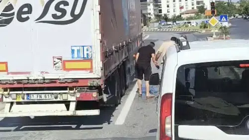 Lüleburgaz'da tır yangını paniğe neden oldu?