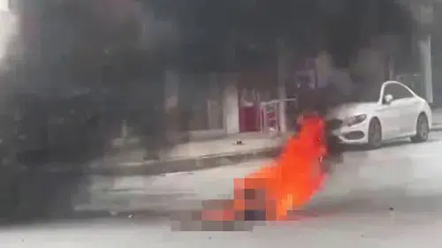 Hatay Dörtyol çarşı merkezinde dehşet anları