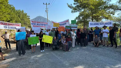 Gazipaşa’da taş ocağı tepkisi büyüyor