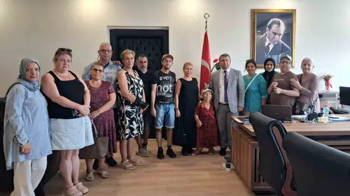 Ayvalık Kaymakamı Çimşit engelli derneğini ağırladı