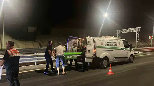 Alanya'da motosiklet kazası bir can aldı