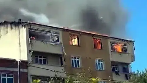 Avcılar'da çatı tamiri faciaya döndü