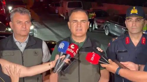 Milas’ta orman yangını paniği 1120 kişi tahliye edildi