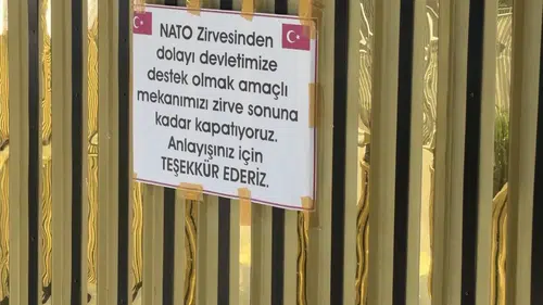 Ankara'daki eğlence merkezi NATO zirvesi için kapılarına kilit vurdu