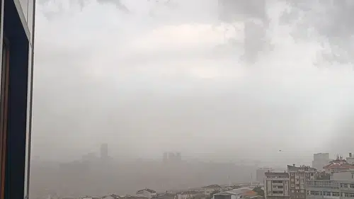 İstanbul’u fırtına vurdu hayat durma noktasına geldi