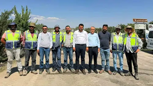 Araban Rumkale yolunda asfalt mesaisi bitti