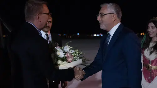 Letonya Cumhurbaşkanı NATO zirvesi için Ankara’ya ayak bastı