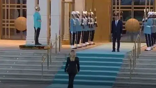 Erdoğan Külliye’de liderleri ağırladı