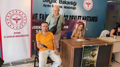 Söke'de vatandaşlar gerçek fiziksel yaşlarını test etti