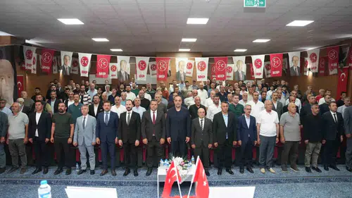 MHP Tortum Kongresinde İlhan Uzun Yeniden Başkan Seçildi