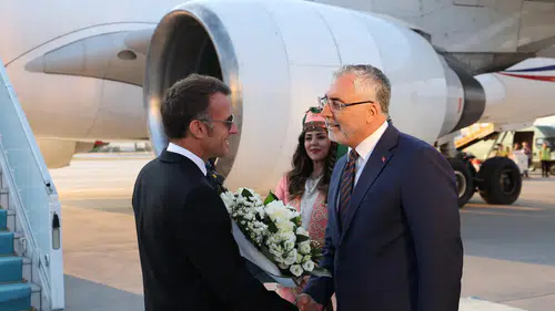 Macron kritik zirve için Ankara’ya ayak bastı