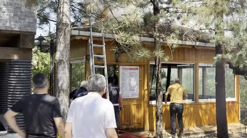 Kastamonu'da bir işletme yangınla kül oldu