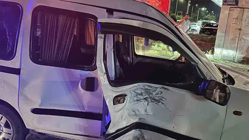 Samsun Çarşamba’da kaza Motosiklet ve araç çarpıştı