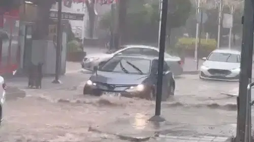 Sinop Türkeli’de şiddetli yağış hayatı felç etti