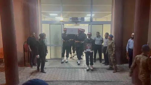 Hakkari’de zirve yolculuğu sona eren dağcı son yolculuğuna uğurlandı