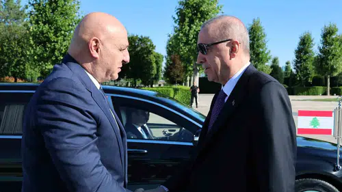 Lübnan Cumhurbaşkanı Ankara’da resmi törenle karşılandı
