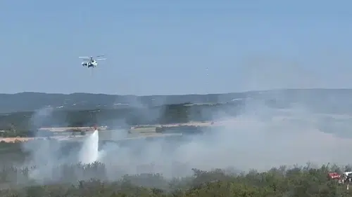 Şarköy'deki anız yangını ormanlık alana sıçradı